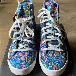 Ked’s Kickstart Blue Meadow High Top Sneakers